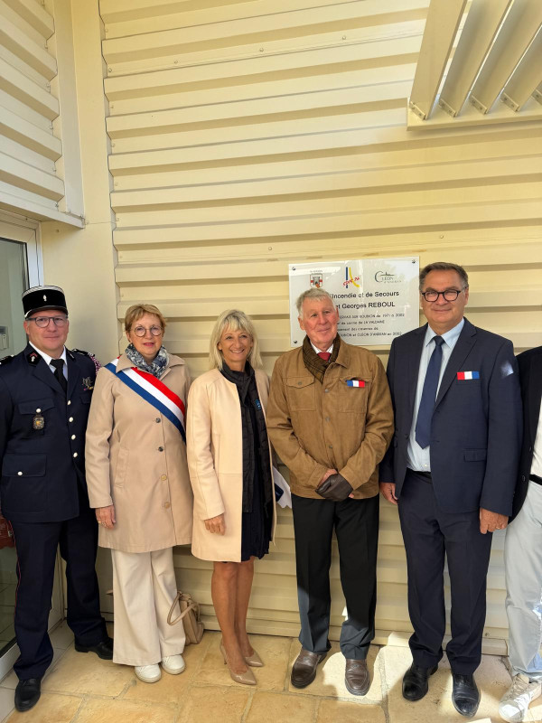 Baptême du centre d'incendie et de secours de la Valdaine