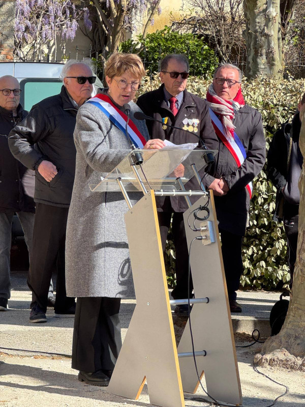 Commémoration du sacrifice de dix jeunes combattants de la Résistance à Allan
