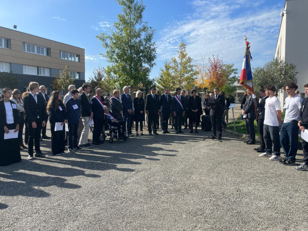 Hommage à Samuel Paty et Dominique Bernard