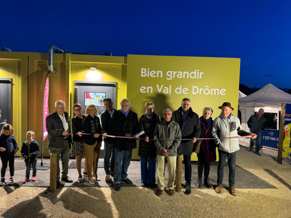 Inauguration de la crèche de la Communauté de communes du Val de Drôme