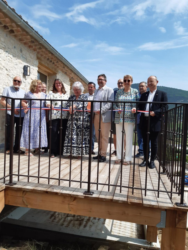Inauguration de la Maison d'Albert de Rions à St Auban sur l'Ouvèze