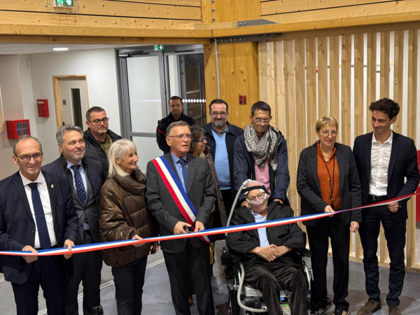 Inauguration de la nouvelle Halle des sports à la Roche de Glun