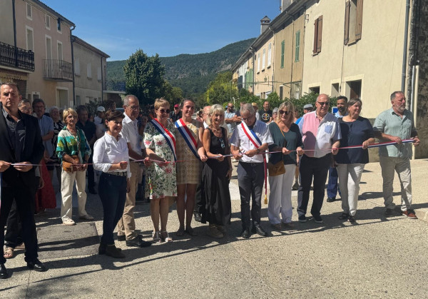 Inauguration de la traverse du village de Condorcet