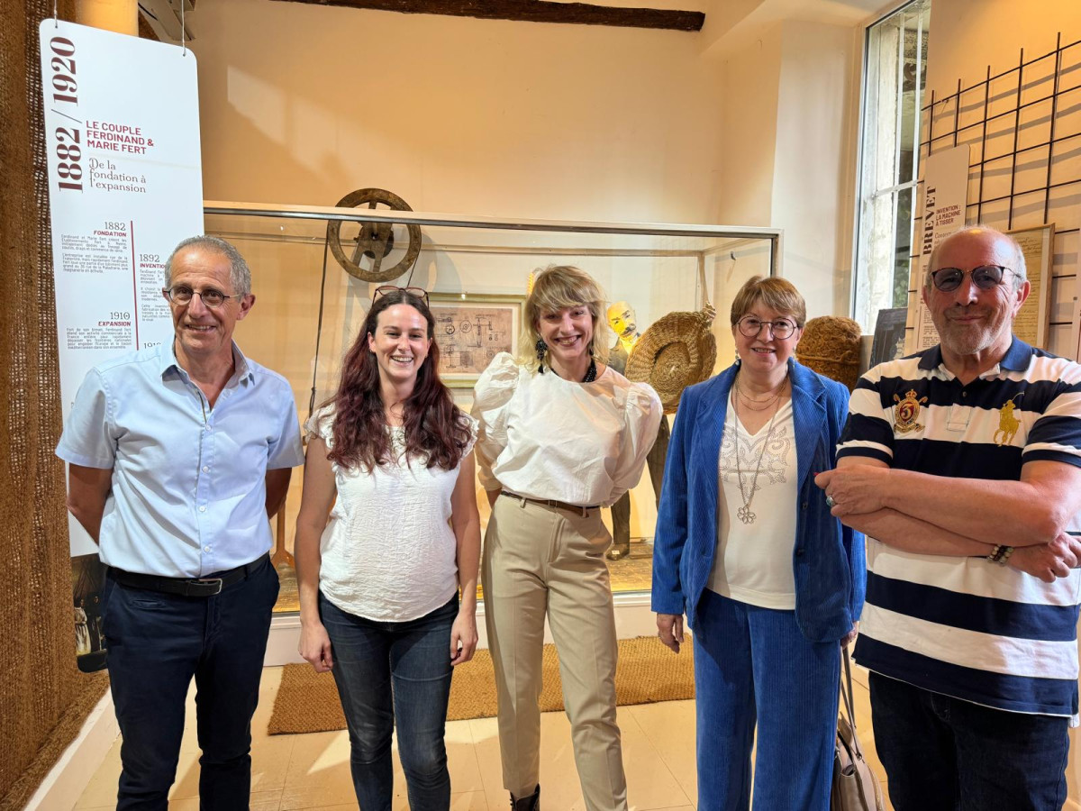 Inauguration du nouveau musée du scourtin à la Scourtinerie de Nyons