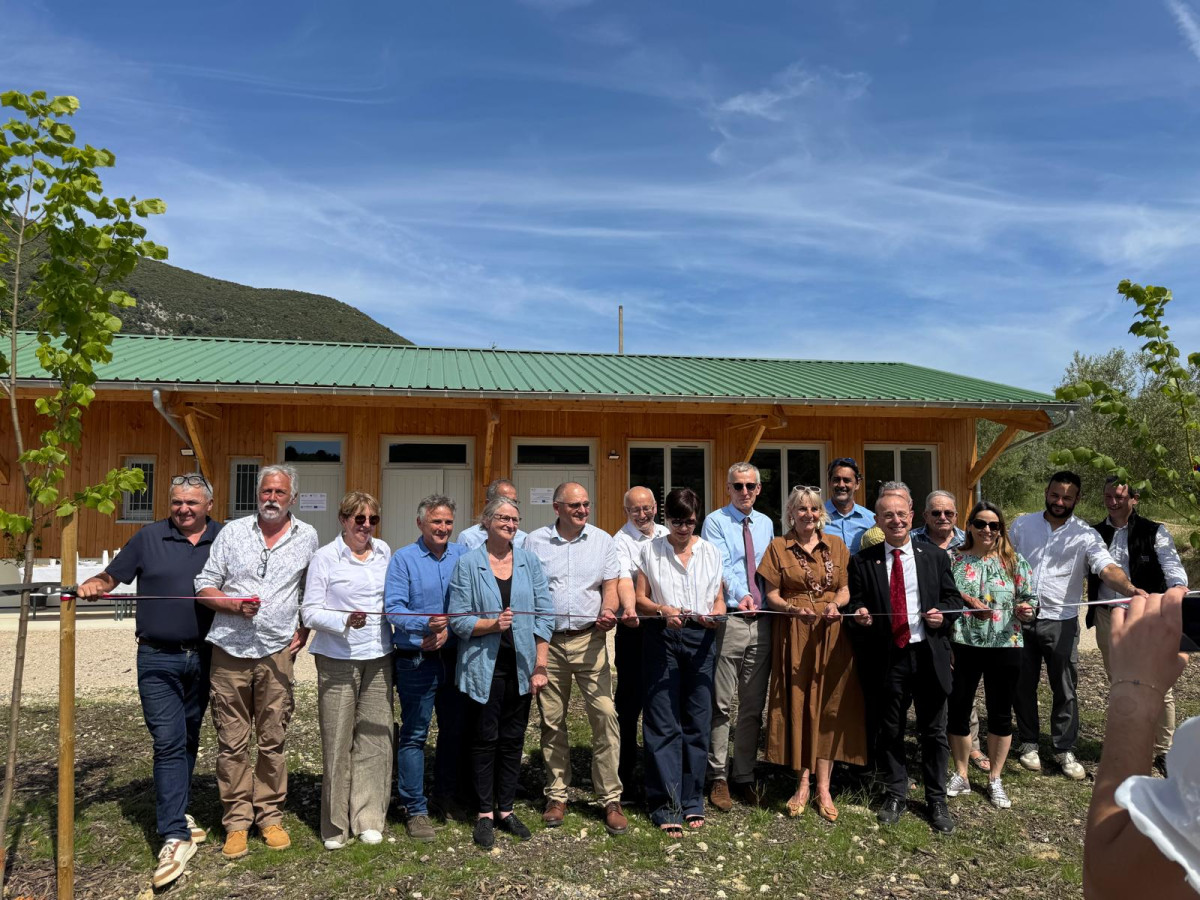 Inauguration d'un nouveau bâtiment au CFPPA de Nyons