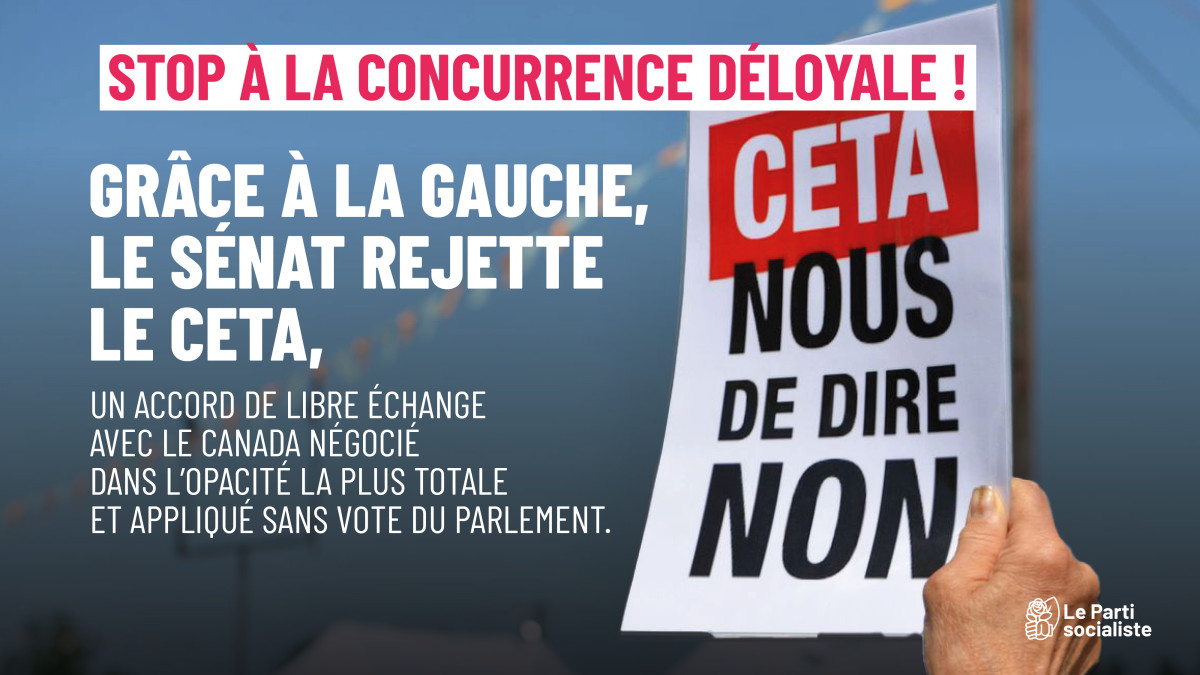 Le Sénat dit NON au CETA