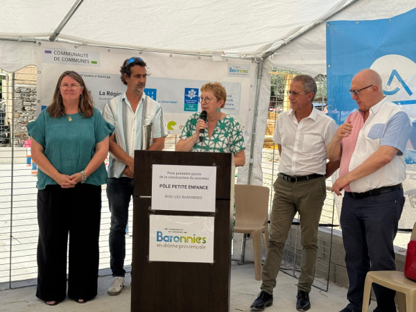 Maison de l'enfance à Buis-les-Baronnies : c'est parti !
