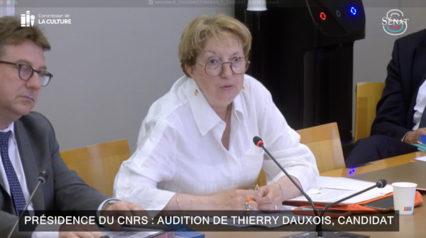 Violences sexistes et sexuelles et place des femmes dans la recherche : audition de Thierry Dauxois (CNRS)